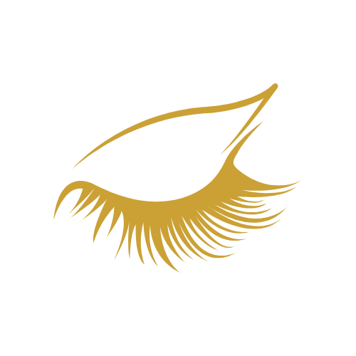 Icon goldene Wimper – Symbol für Beauty-Behandlungen im Neusser Friseursalon